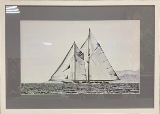 Постер "Корабли и яхты-1" в белом багете 89VOR-SEA1